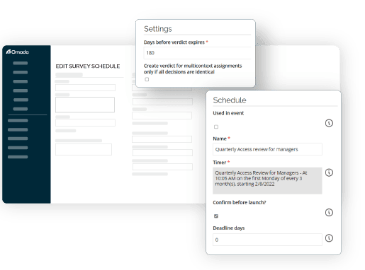 Certification surveys in Omada Identity and Omada Identity Cloud