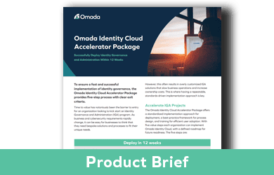 Omada Identity Cloud Accelerator Package for Migration