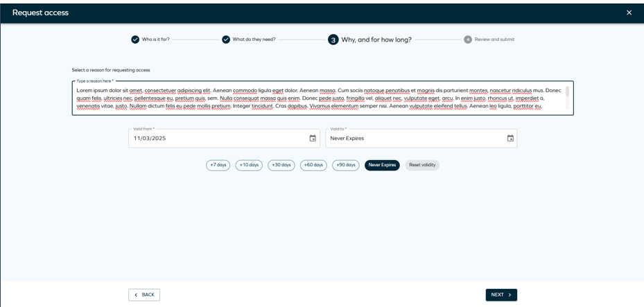 Omada Identity Cloud Access Requests