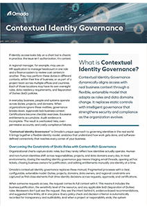 Contextual Identity Governance