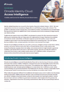 Omada Identity Cloud: Access Intelligence - Omada