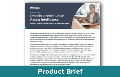 Omada Identity Cloud: Access Intelligence